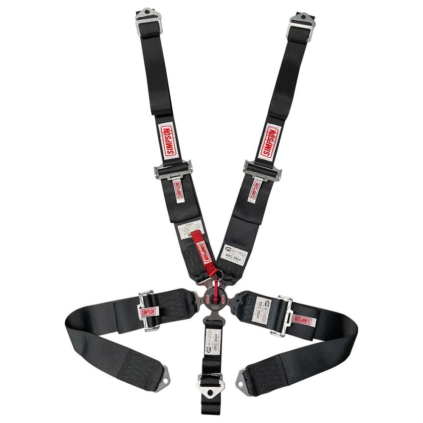 SIMPSON SAFETY SIM29110BKH 5PT Harness System CL P/D HNR B/I IND 55in BK