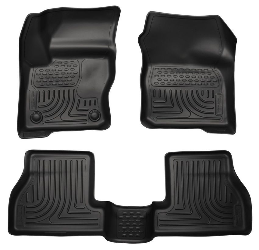 HUSKY LINERS HSK98771 12-  Ford Focus Front/ 2nd Floor Liners Black