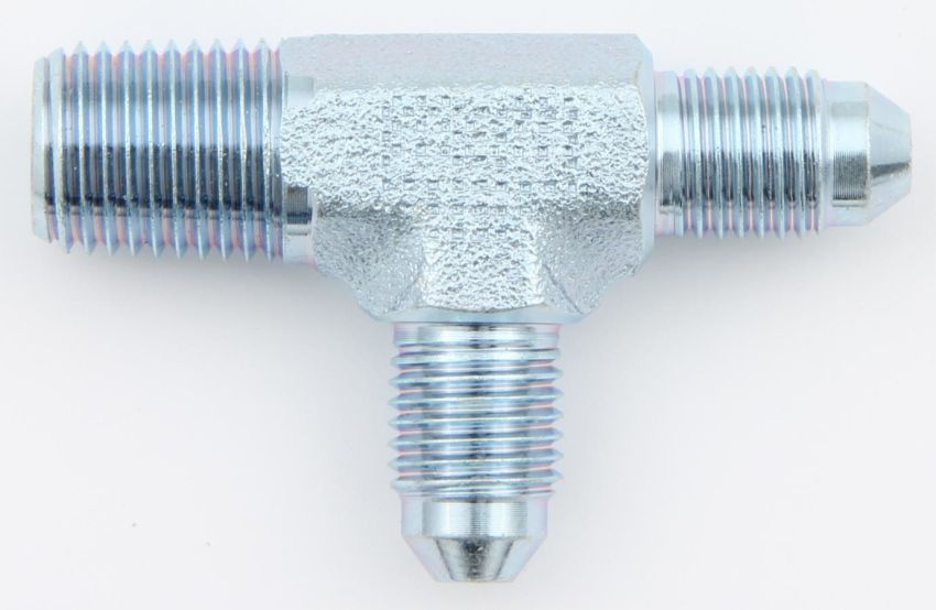 AEROQUIP AERFCM2703 Male Run Tee Steel #4 To 1/4 Npt