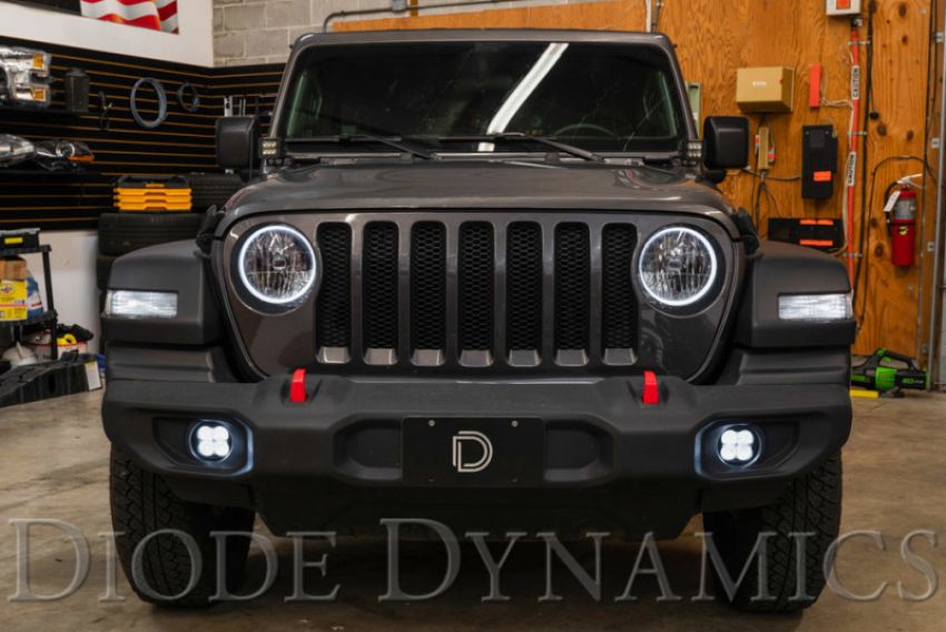 Diode Dynamics DD6579 SS3 Type MS LED Fog Light Kit Pro - White SAE Driving