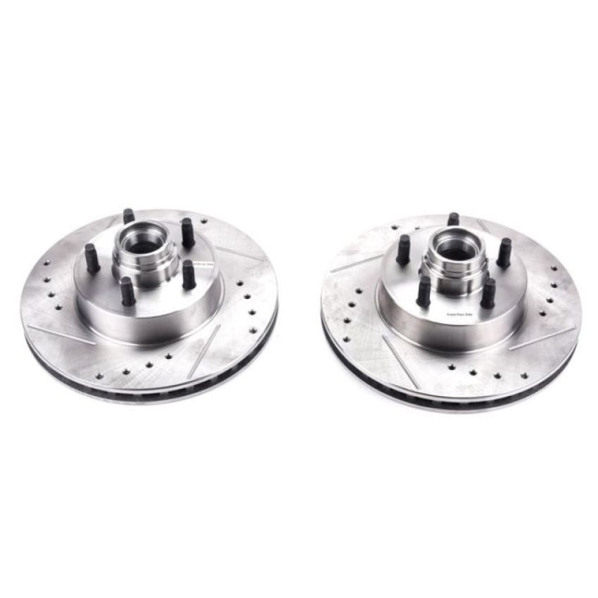 PowerStop AR85172XPR PowerStop Evolution Performance Drilled and Slotted Rotor Pair