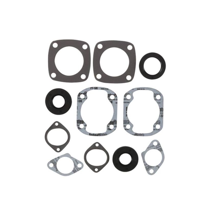 Vertex Pistons 7111190 Vertex Gaskets 73-79 Ski-Doo Elan 250/Deluxe/250 SS Complete Gasket Kit w/ Oil Seals