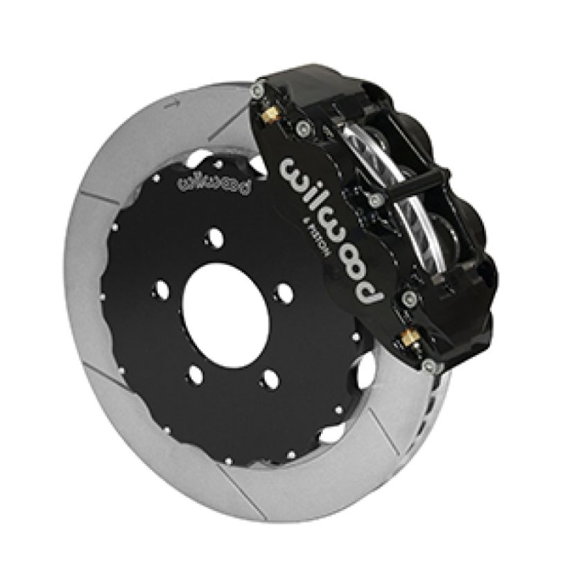 Wilwood 140-14680 Narrow Superlite 6R Front Big Brake Kit 12.88in Slotted Black 05-11 Ford Crown Victoria
