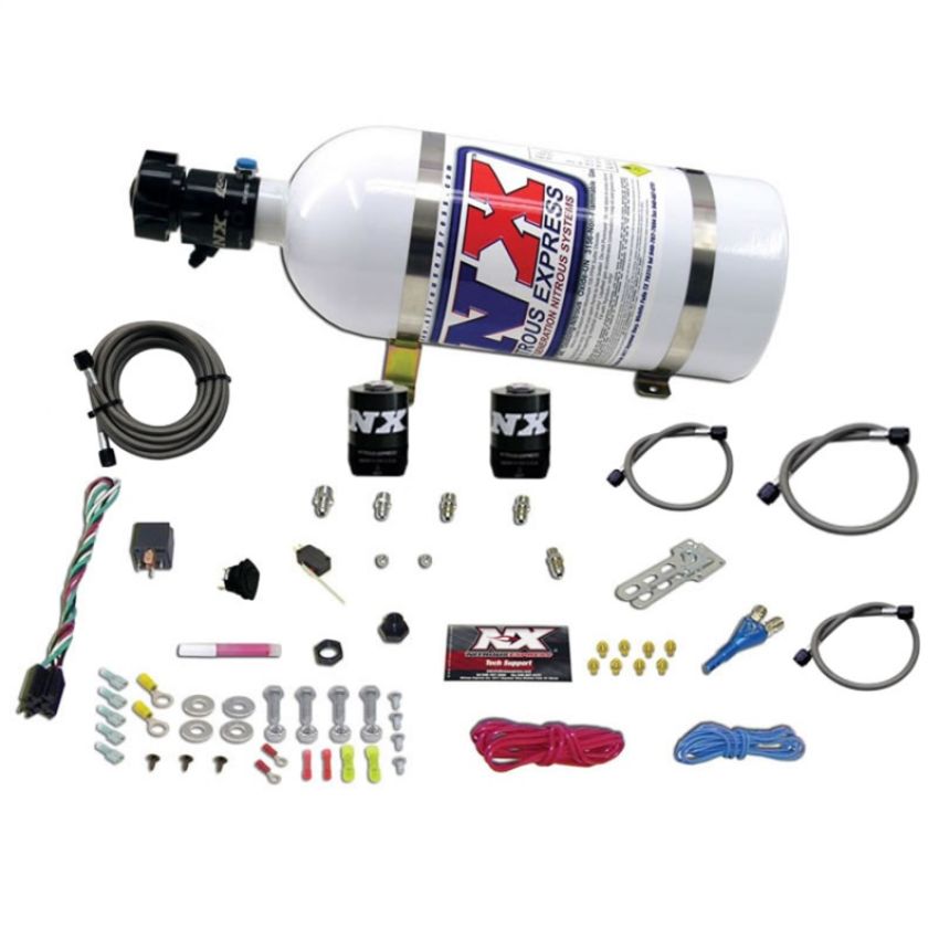 Nitrous Express 20113-10 FORD EFI RACE (100-150-200-250HP) SINGLE NOZZLE WITH 10LB BOTTLE