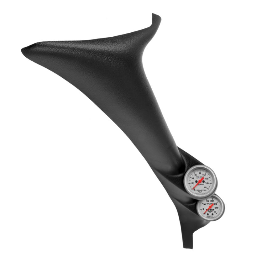 AutoMeter 7074 99-07 Ford Powerstroke/SD Black Dual Pillar Ultra-Lite Gauge Kit