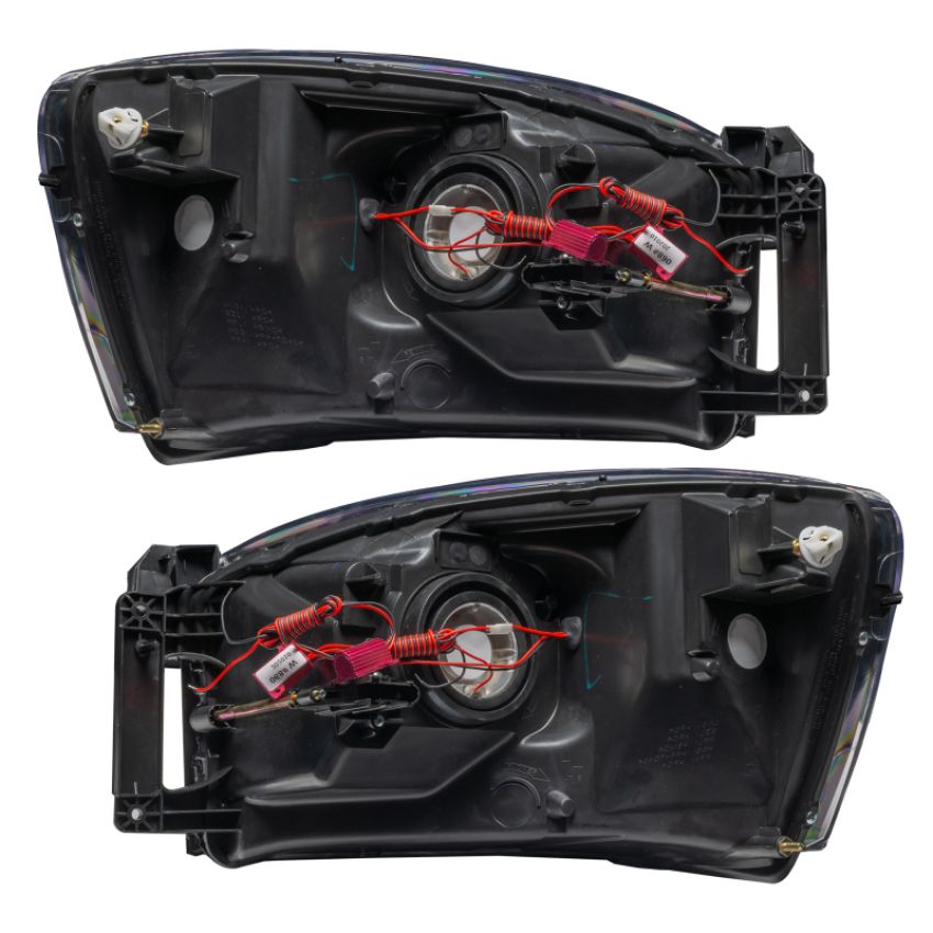 Oracle Lighting 8187-504 SMD Pre-Assembled Headlights, Black Bezel, ColorSHIFT(tm) - Simple