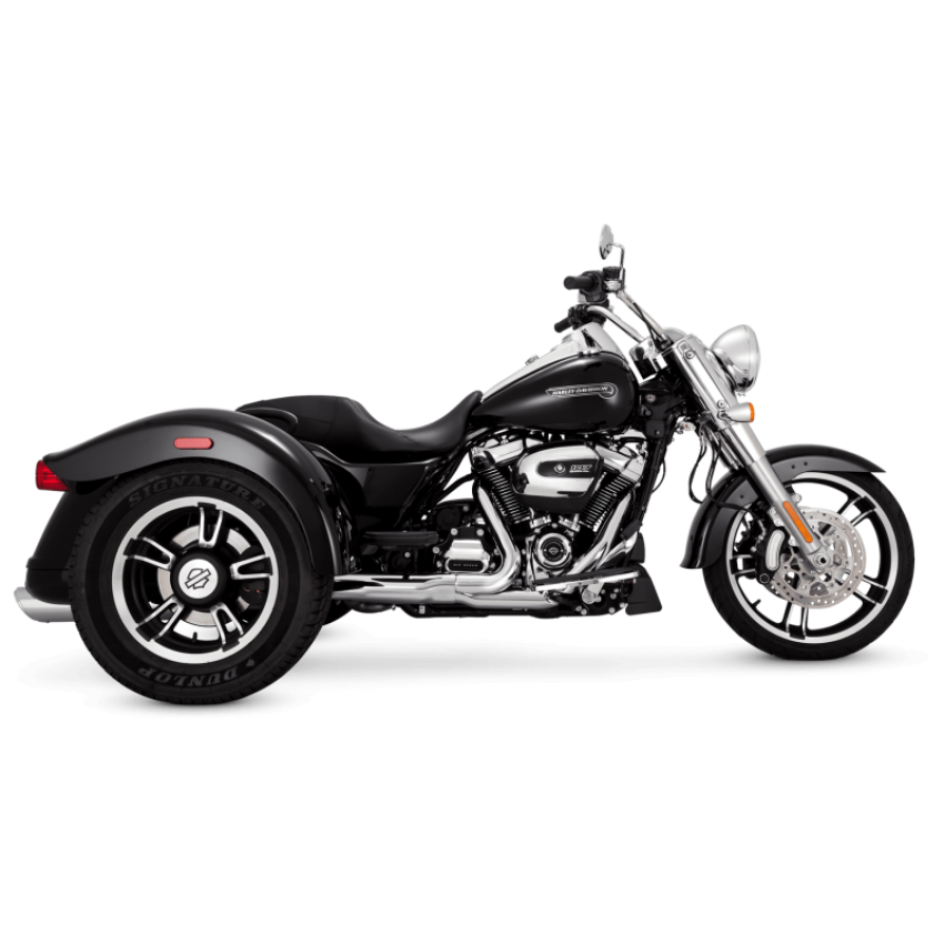 Vance and Hines 16796 Vance & Hines Harley Davidson 17-22 Trike / Freewheeler Twin Slash Slip-On Exhaust