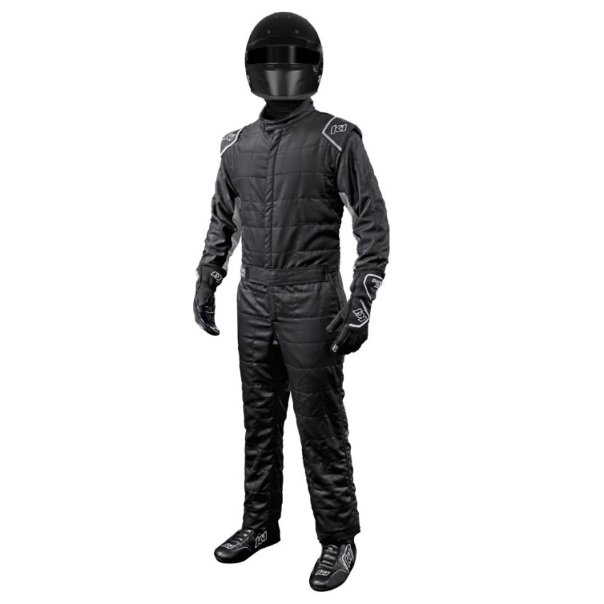 K1 RACEGEAR K1R20-OTL-NG-2XL Suit Outlaw XX-Large Black / Gray SFI 3.2A/5