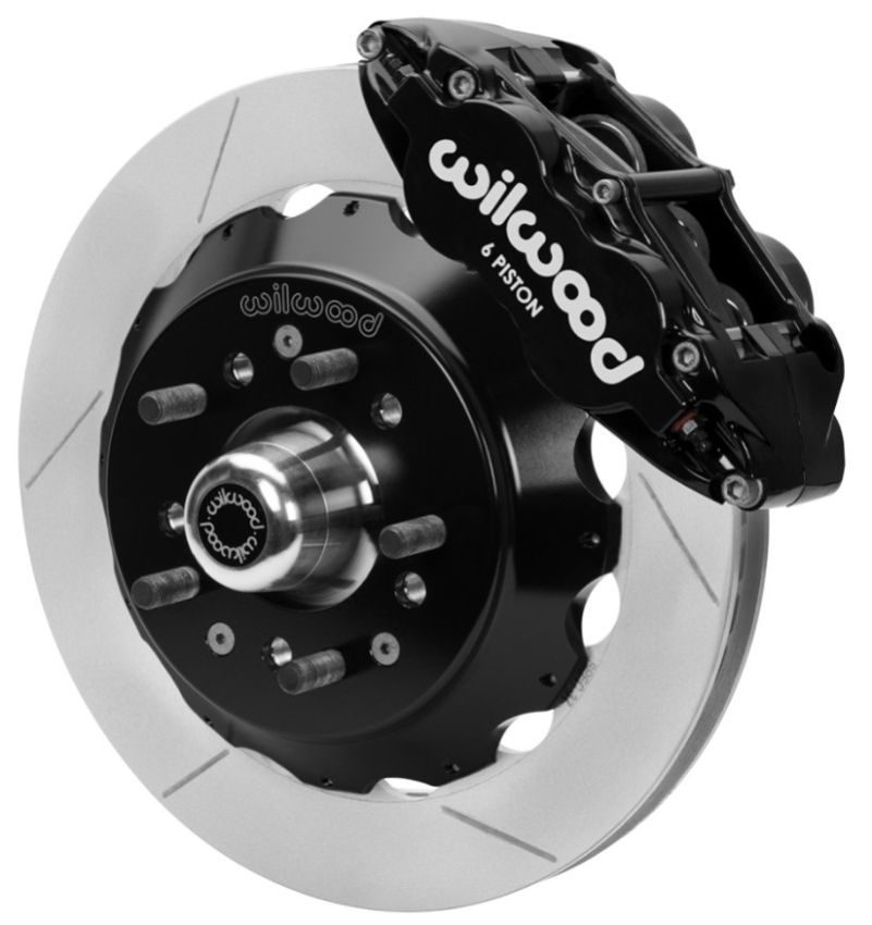 Wilwood 140-15982 70-81 FBody/75-79 A&XBody FNSL6R Frt Brk Kit 12.88in Rtr Blk Caliper Use w/ Pro Drop Spindle