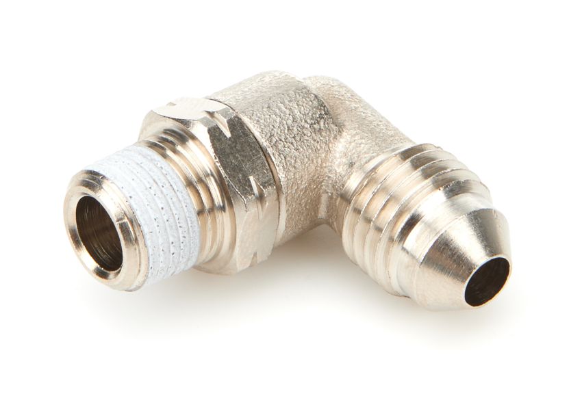 Air Lift 1/8in MNPT x 4AN Swivel Elbow Fitting