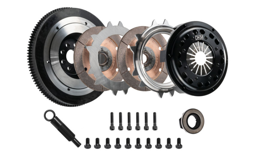 DKM Clutch MR-034-036 VW Corrado/GTI (2.8L VR6) Twin Disc MR Clutch Kit w/Flywheel (650 ft/lbs Torque)