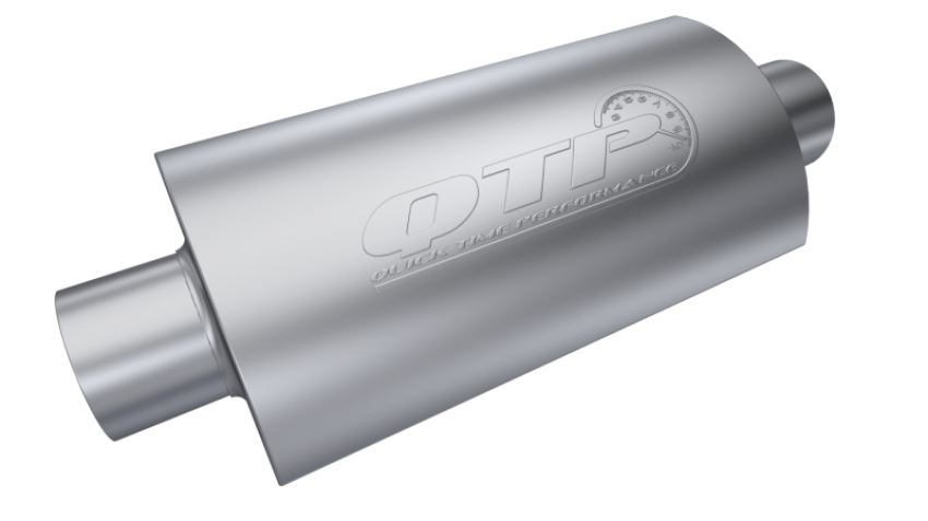 QTP 12350 3.5in Weld-On 304SS AR3 Muffler