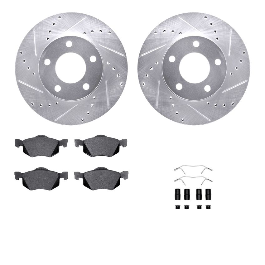 Dynamic Friction 7512-99486 Rotor Kit
