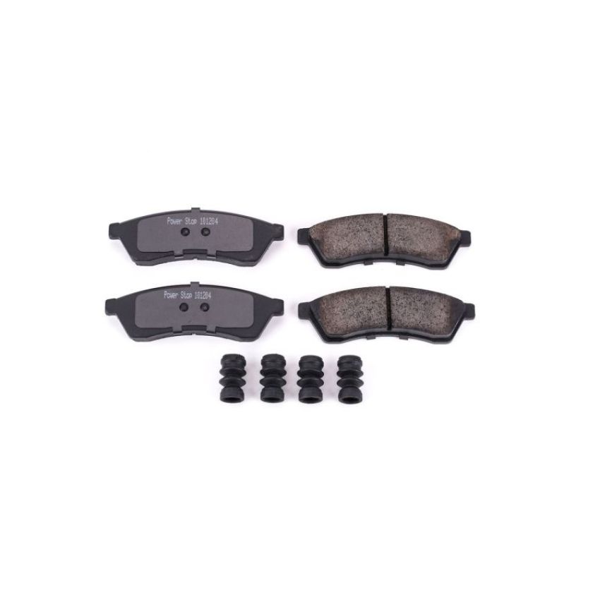 PowerStop 17-1030 PowerStop - Z17 Low-Dust Ceramic Brake Pads with Hardware
