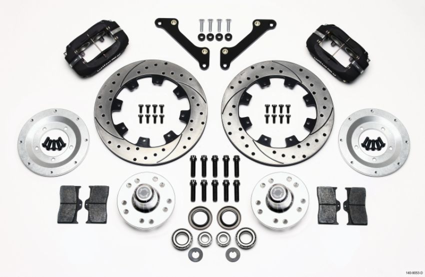 Wilwood 140-9053-D Forged Dynalite Front Kit 12.19in Drilled 79-81 Camaro