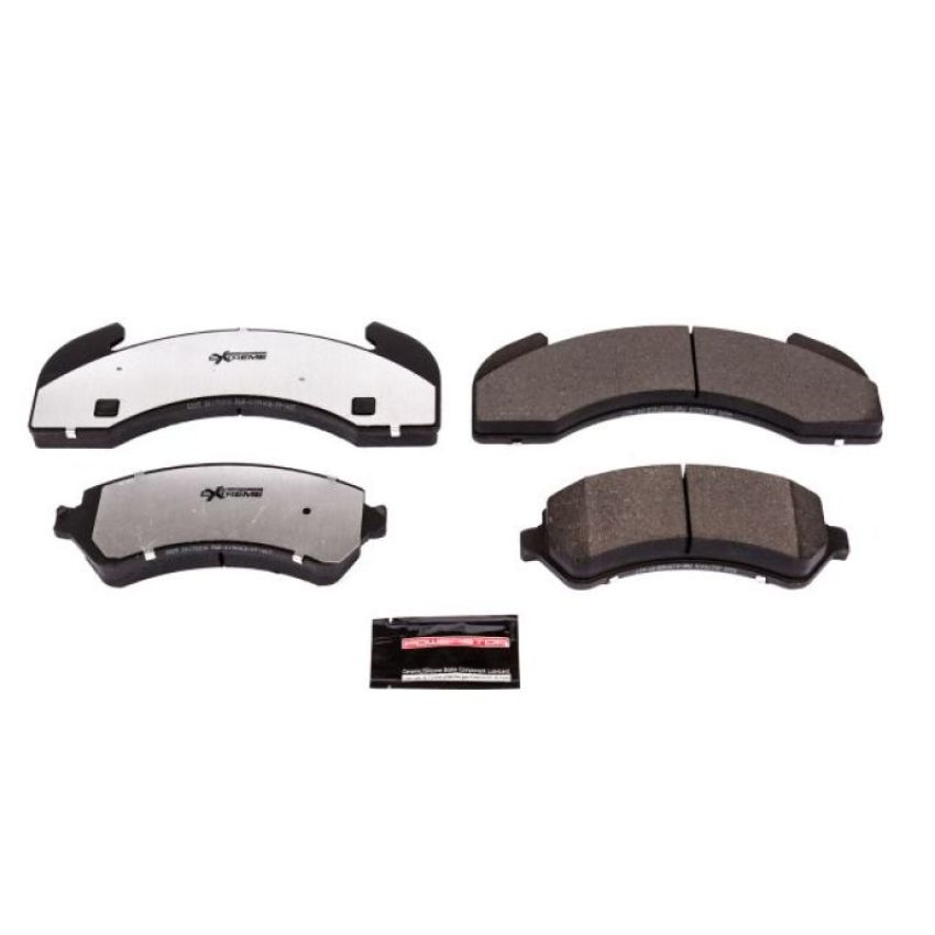 PowerStop Z36-225 PowerStop - Z36 Truck and SUV Carbon-Fiber Ceramic Brake Pads with Hardware Kit