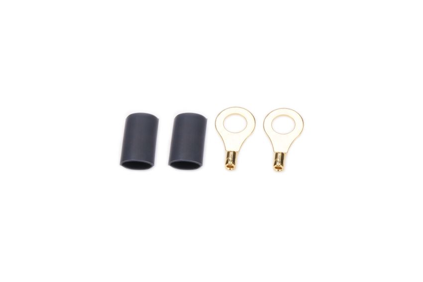 QUICKCAR RACING PRODUCTS QRP57-460 Ring Terminal 1/4in 18- 22 Ga w/Heat Shrink Pair