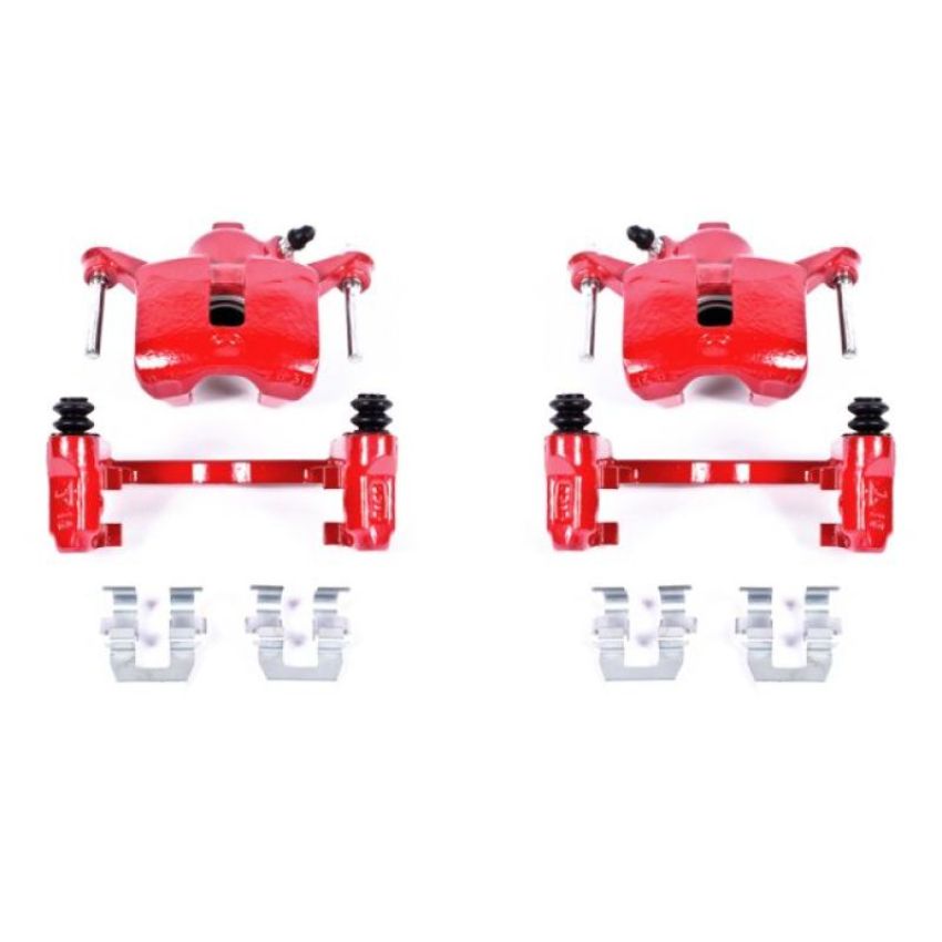 PowerStop S4644 Red Powder Coated Calipers