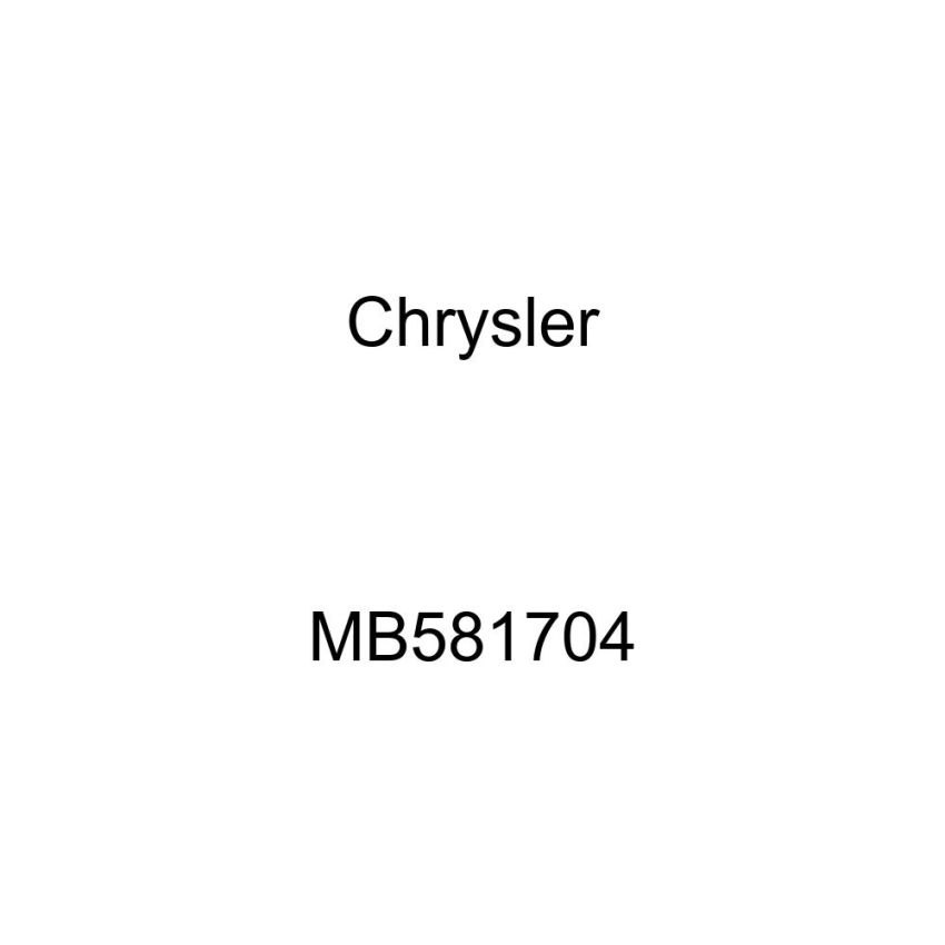 Genuine Chrysler MB581704 Engine Roll Stopper Bracket