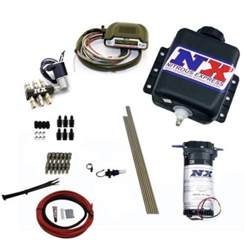 Nitrous Express 15131H Direct Port Water Methanol, 6 Cylinder Stage 3 w/ Hardlines
