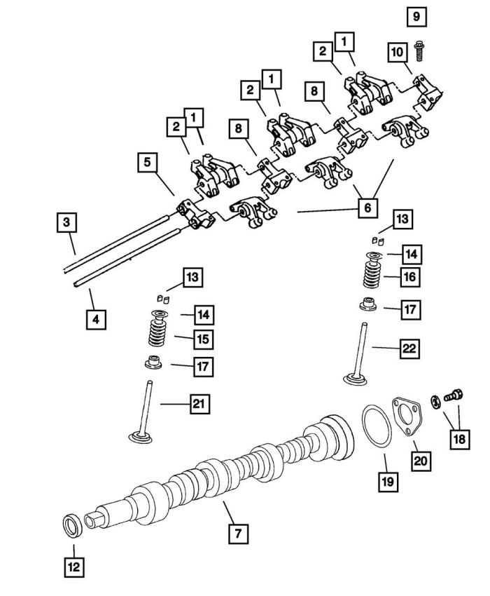 Mopar Camshaft Seal 4536492AB