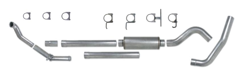 Diamond Eye Performance K4306S Diamond Eye KIT 4in TB SGL SS: 94-97 FORD 7.3L F250/F350 PWRSTROKE NFS W/ CARB EQUIV STDS