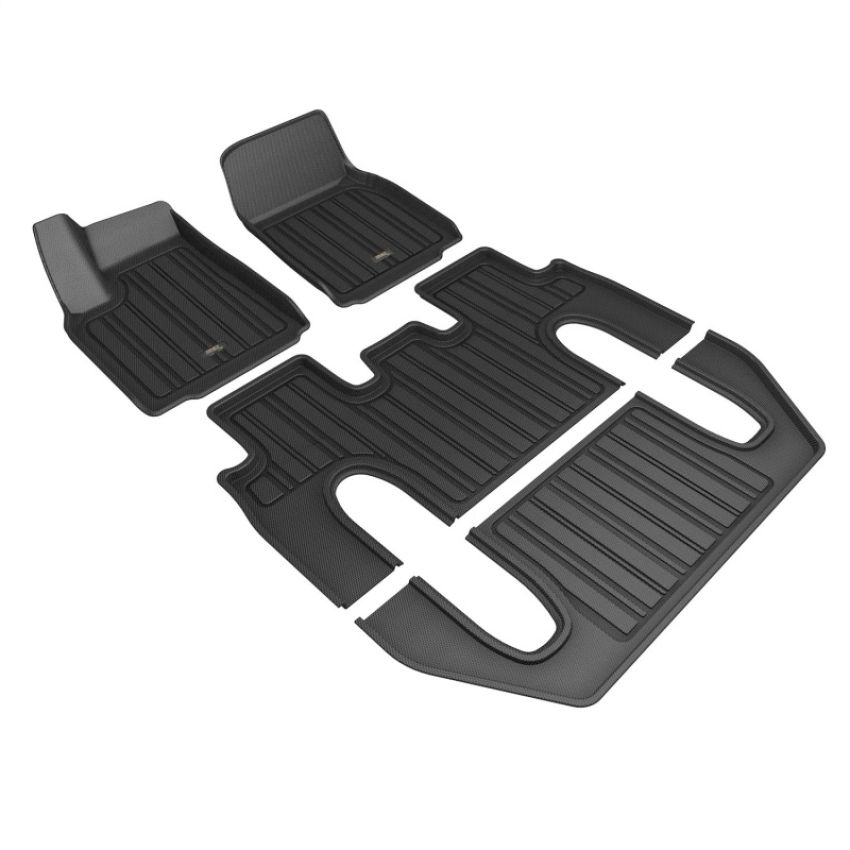 3D MAXpider E1TL04301809 22-24 Tesla Model X 6-Seat Elitect Black R1 R2 R3