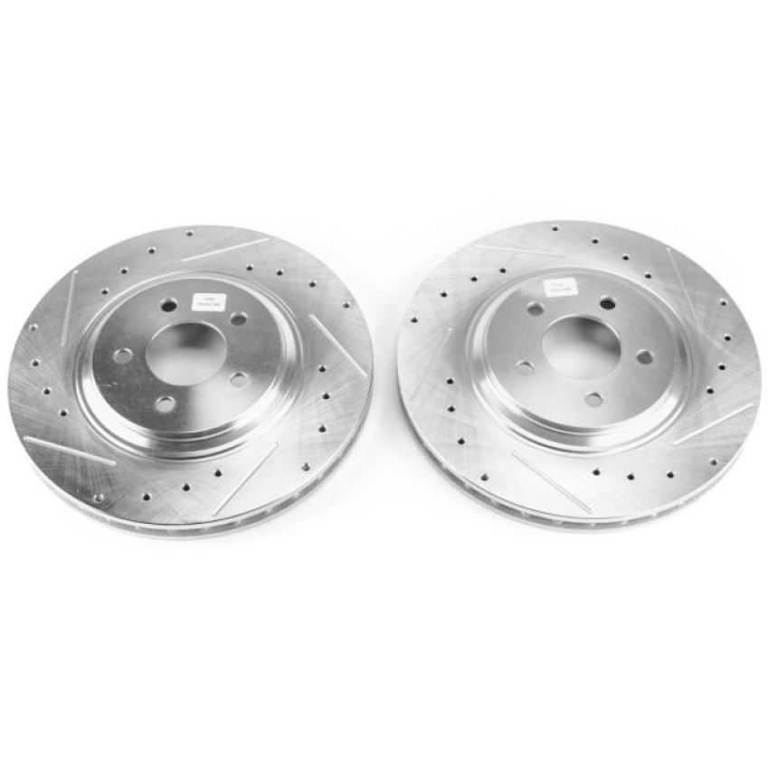 PowerStop AR8144XPR PowerStop Evolution Performance Drilled, Slotted & Plated Brake Rotor Pair