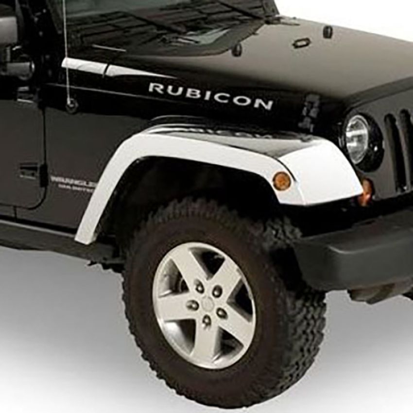 Putco 403505 07-18 Jeep Wrangler Chrome ABS Fender Flares