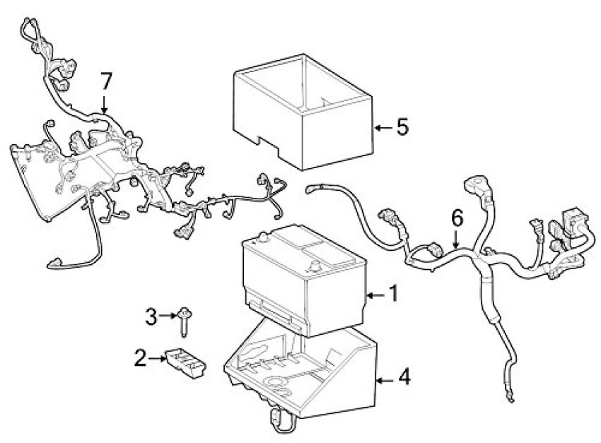 Mopar 68082538AB BRACKET, Battery