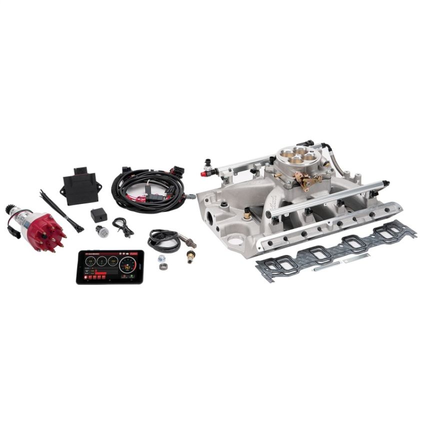 Edelbrock 35960 Pro Flo 4 EFI System Seq Port BB Ford 390-428ci 625 Max HP 35lb/hr Satin Finish