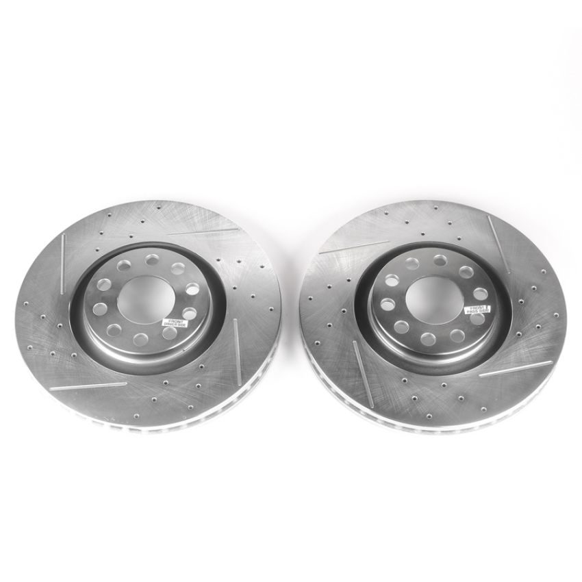 PowerStop EBR637XPR PowerStop Evolution Performance Drilled, Slotted & Plated Brake Rotor Pair