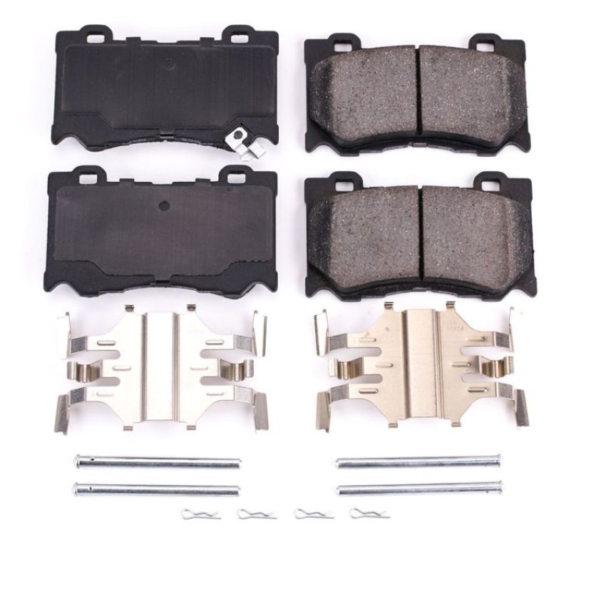 PowerStop 17-1346 PowerStop - Z17 Low-Dust Ceramic Brake Pads with Hardware