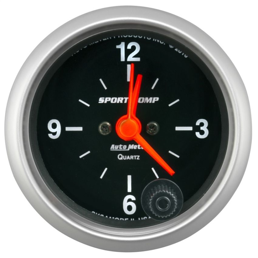 AutoMeter 3385 GAUGE, CLOCK, 2 1/16