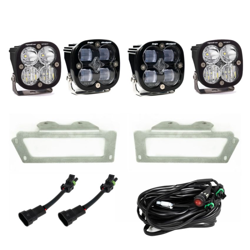 Baja Designs 447619 Squadron SAE Fog Pocket Light Kit