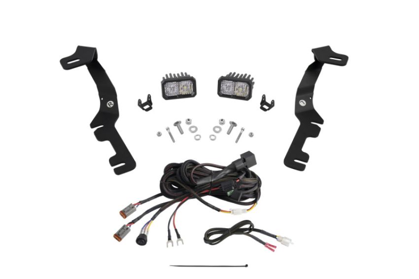 Diode Dynamics DD7595 Stage Series Ditch Light Kit for 2019-Present Ram C2 Sport - White Combo