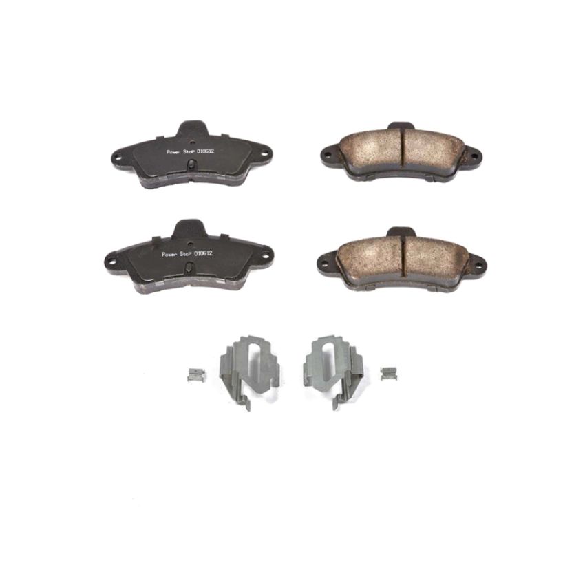 PowerStop 17-661 PowerStop - Z17 Low-Dust Ceramic Brake Pads with Hardware