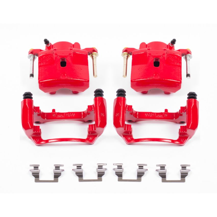 PowerStop S4910A Red Powder Coated Calipers