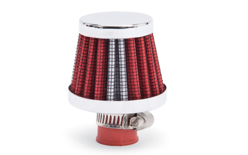 EDELBROCK EDE43511 Valve Cover Breather 10mm Inlet Red/Chrome