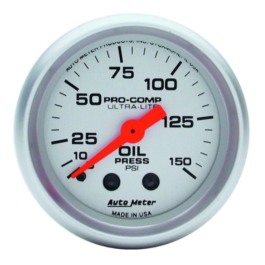 AutoMeter 4323 GAUGE, OIL PRESSURE, 2 1/16