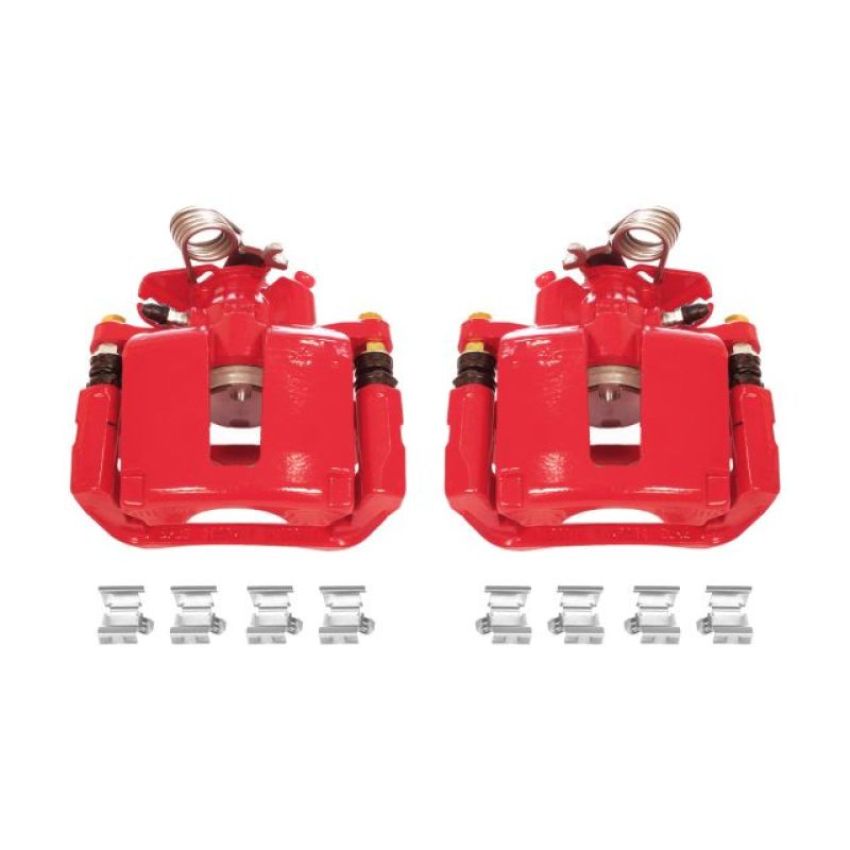 PowerStop S5466 Red Powder Coated Calipers
