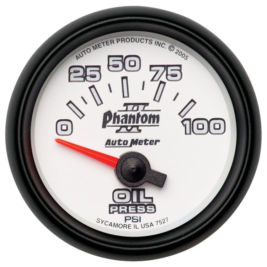 AutoMeter 7527 GAUGE, OIL PRESSURE, 2 1/16