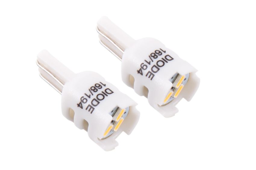 Diode Dynamics DD0328P 194 LED Bulb HP3 LED Natural - White Short (Pair)