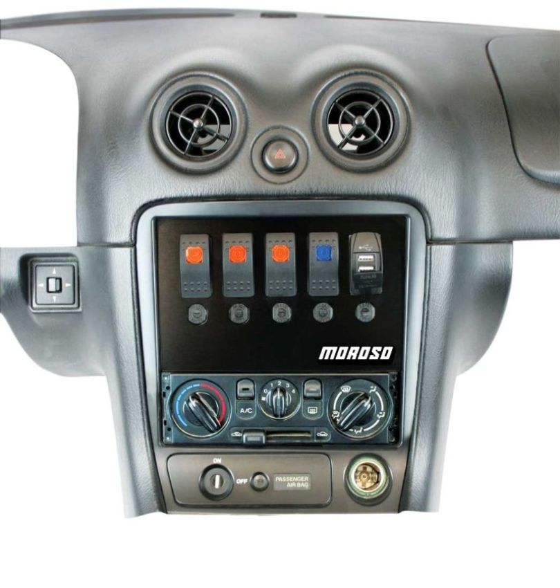 MOROSO MOR74315 Dash Blockoff Plate - Mazda Miata 99-04