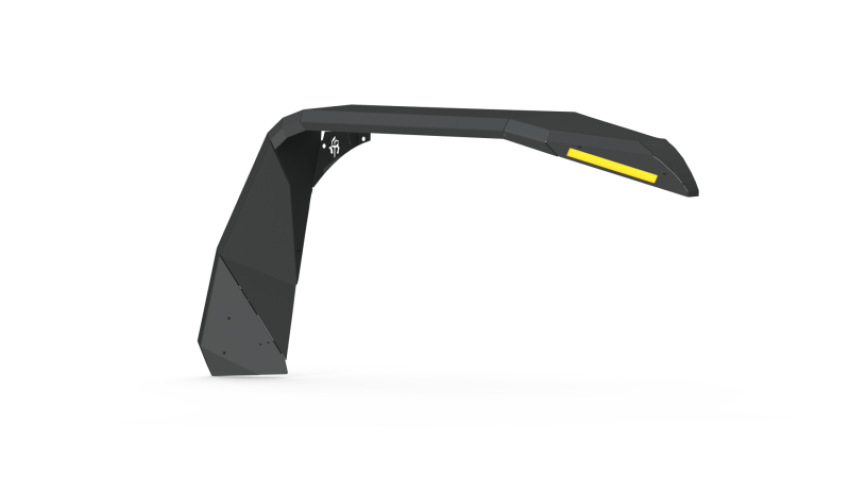 Road Armor 518AFF0B 18-20 Jeep Wrangler JL Stealth Front Fender Flare w/Switchback LED DRL - Tex Blk
