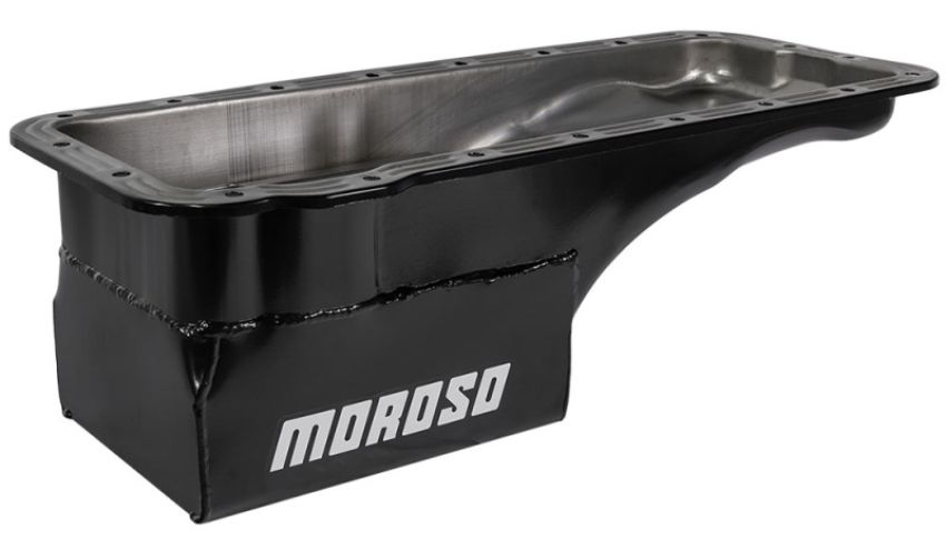 MOROSO MOR20609 Ford FE S/S Oil Pan - 7qt. Front Sump