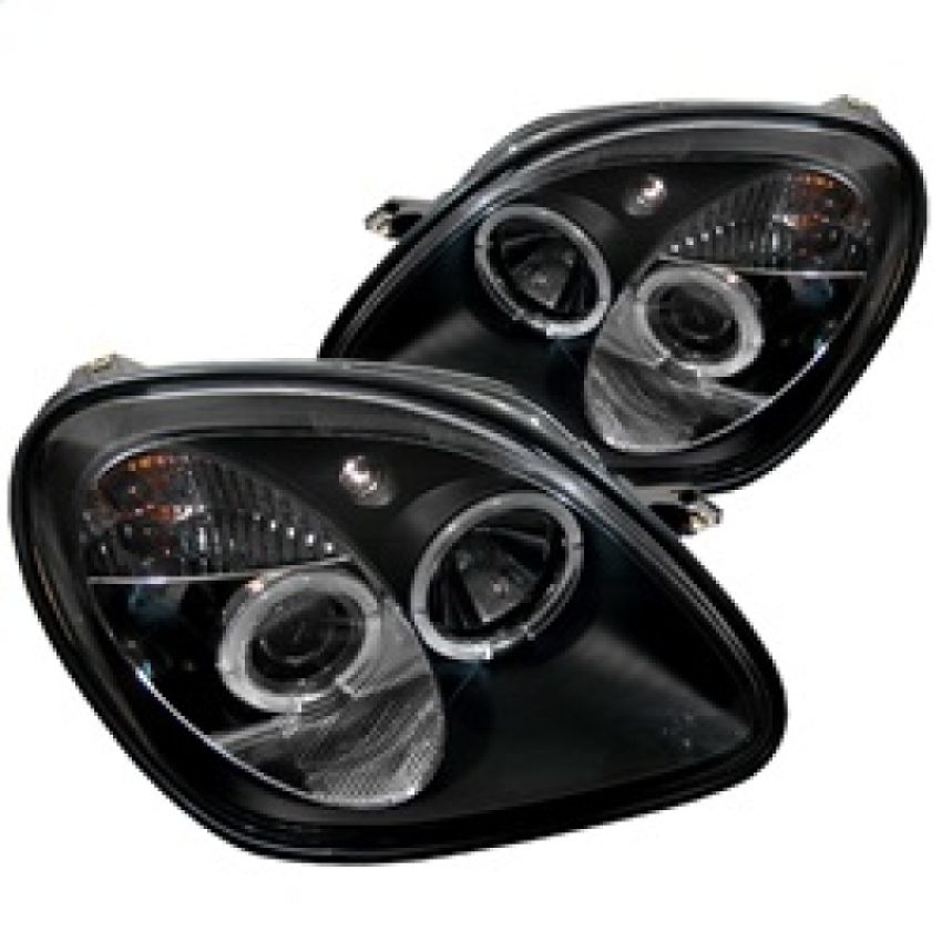 SPYDER 5011190 Projector Headlights - LED Halo - Black