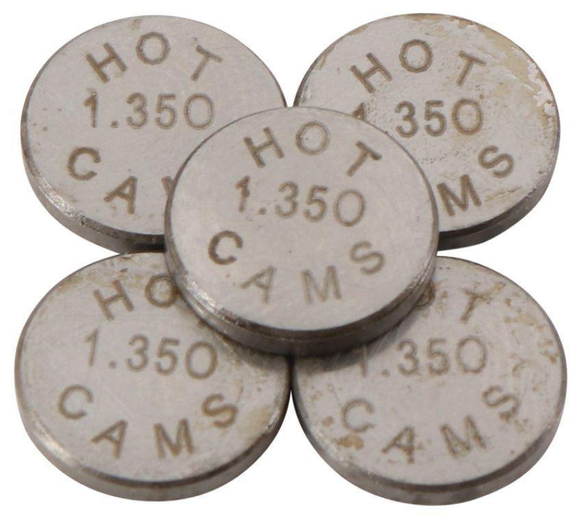 Hot Cams 5PK948135 04-08 400 DVX/02-16 CRF 450 R Shim Kits 1.350mm Thickness - 5 Pack