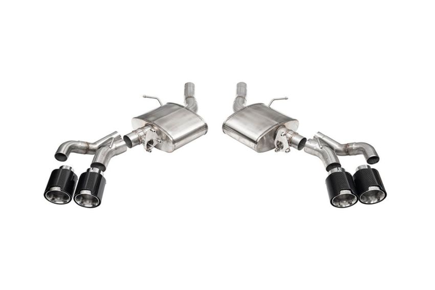 CORSA Performance 21319CF Corsa 22-25 Cadillac CT4 V Blackwing 3in Active Valve Axle-Back - 4.5in Carbon Fiber Polished Tip