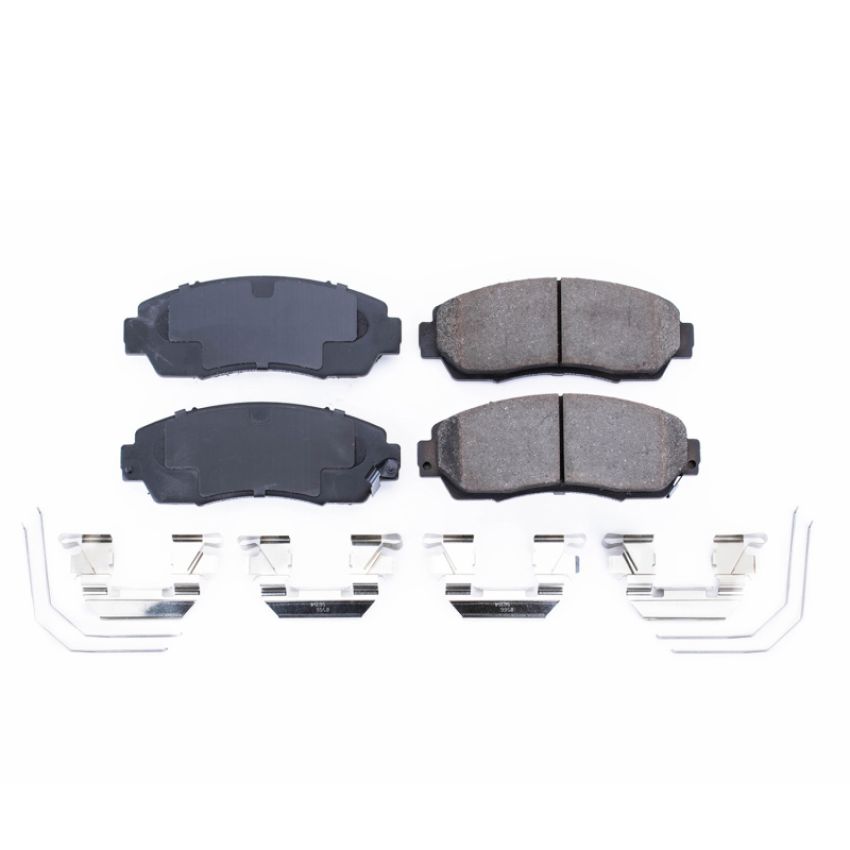 PowerStop 17-1521 PowerStop - Z17 Low-Dust Ceramic Brake Pads with Hardware